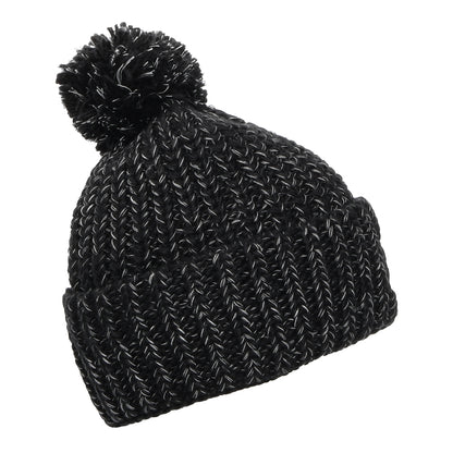 Gorro con pompón Cozy Chunky Cabin de The North Face - Negro-Blanco