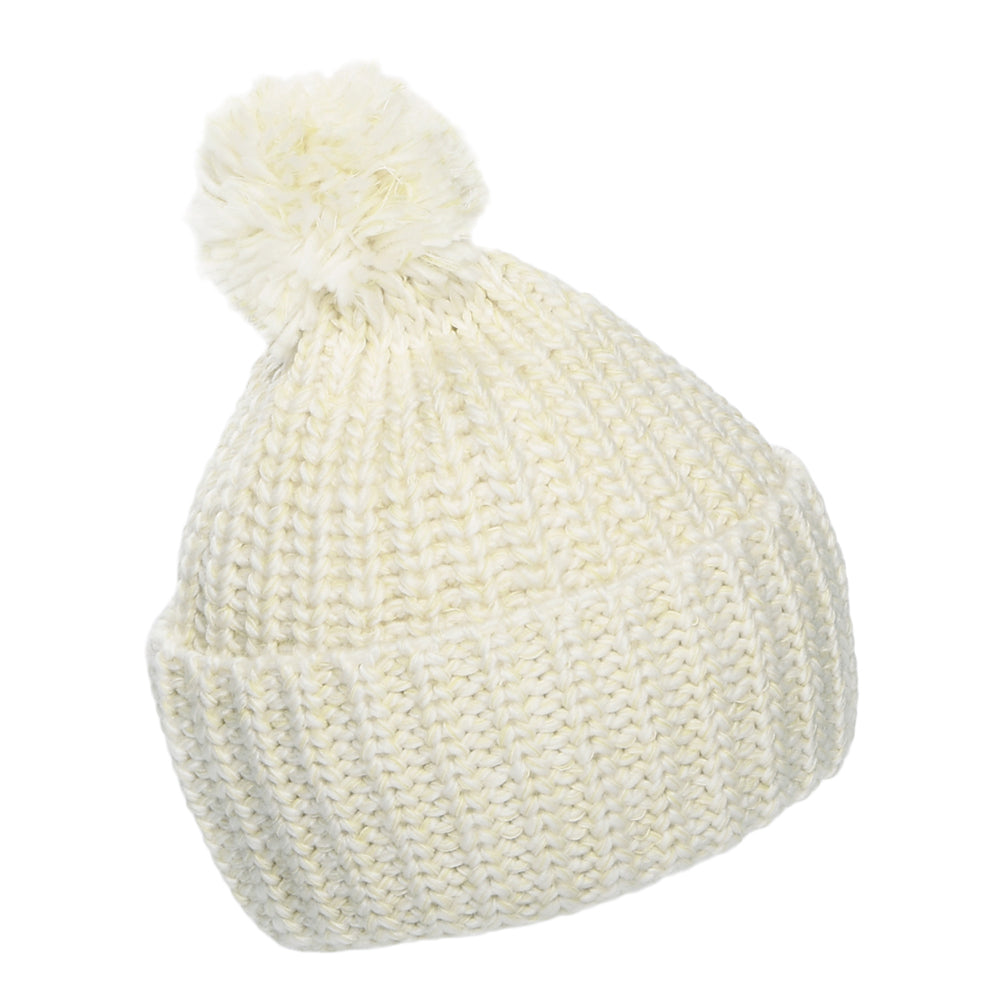 Gorro con pompón Cozy Chunky Cabin de The North Face - Blanco Roto