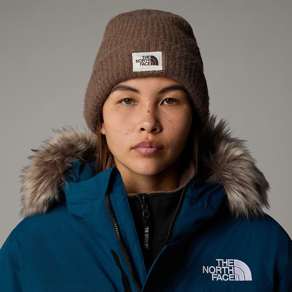 Gorro Beanie Salty Bae reciclado de The North Face - Marrón Ahumado