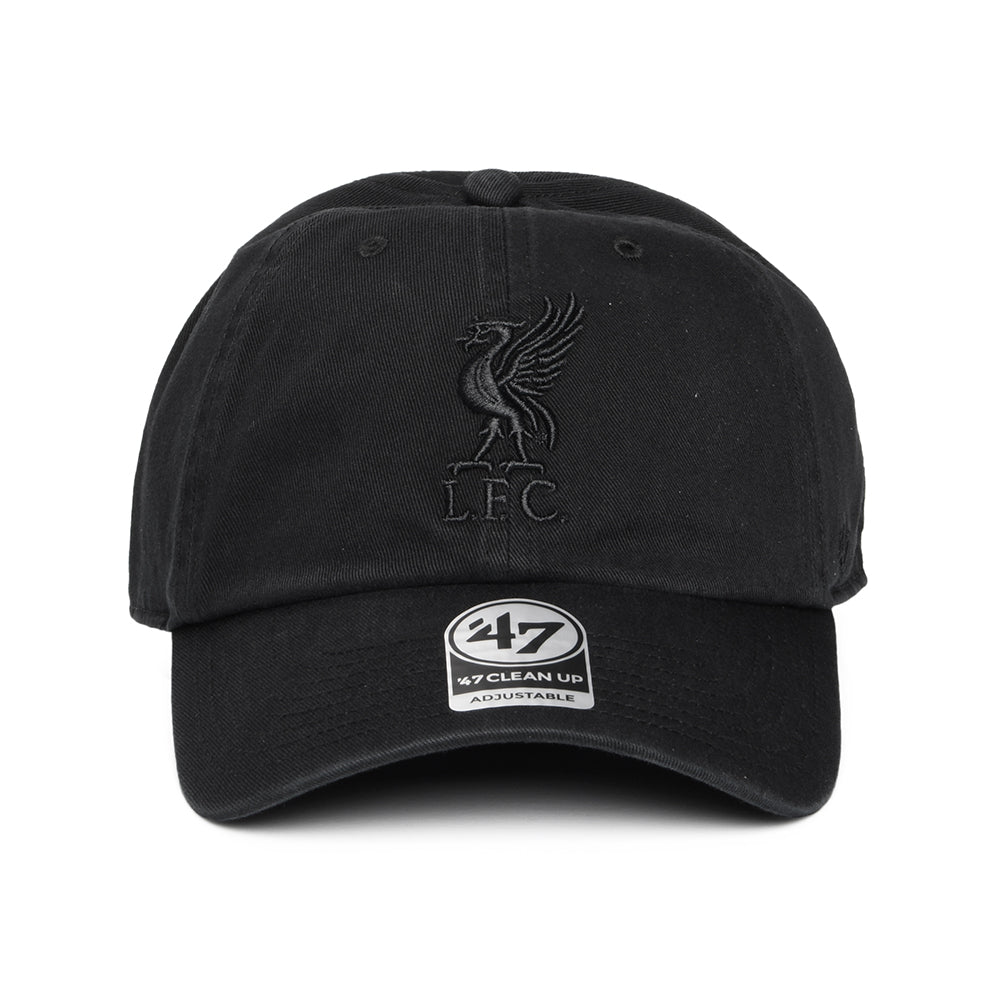 Gorra de béisbol Clean Up Liverpool FC de 47 Brand - Negro