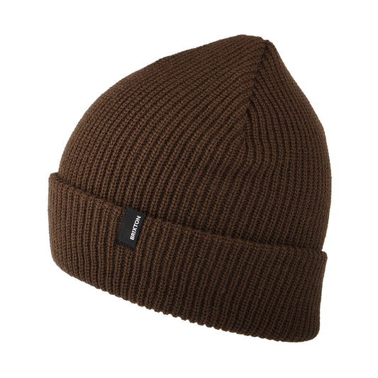 Gorro Beanie Heist con vuelta de Brixton - Chocolate