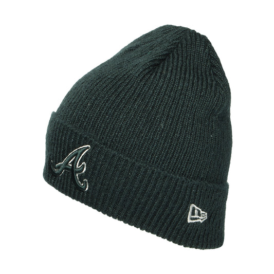 Gorro Beanie con vuelta - MLB World Series Atlanta Braves de New Era - Verde Oscuro