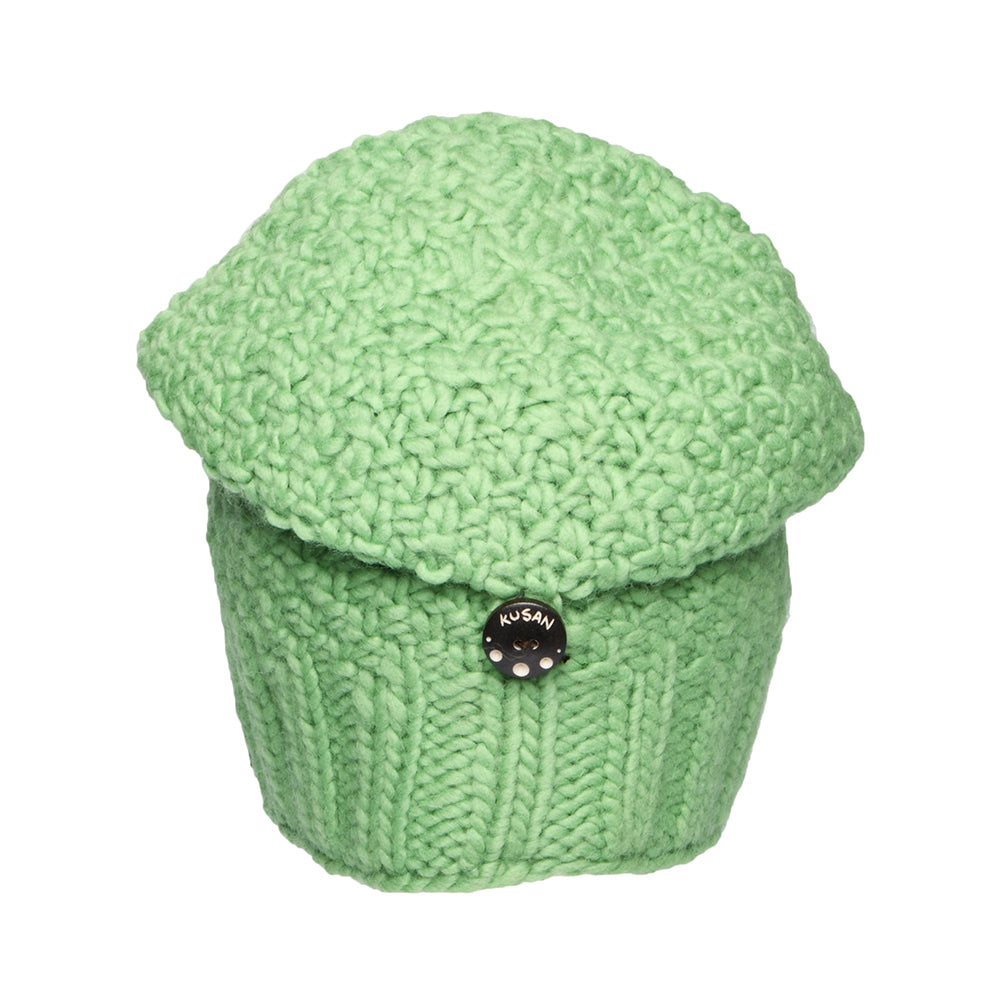 Gorro Beanie Button Down de Kusan - Menta