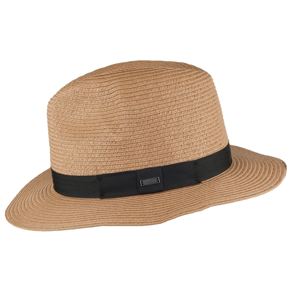 Sombrero Fedora Aveloz de paja de Barts - Marrón Claro