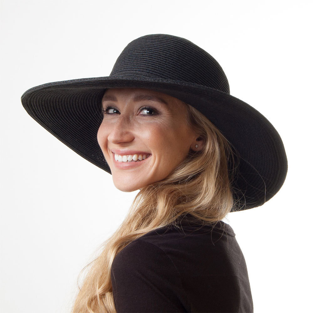 Sombrero de Sol Brighton para mujeres de sur la tête - Negro