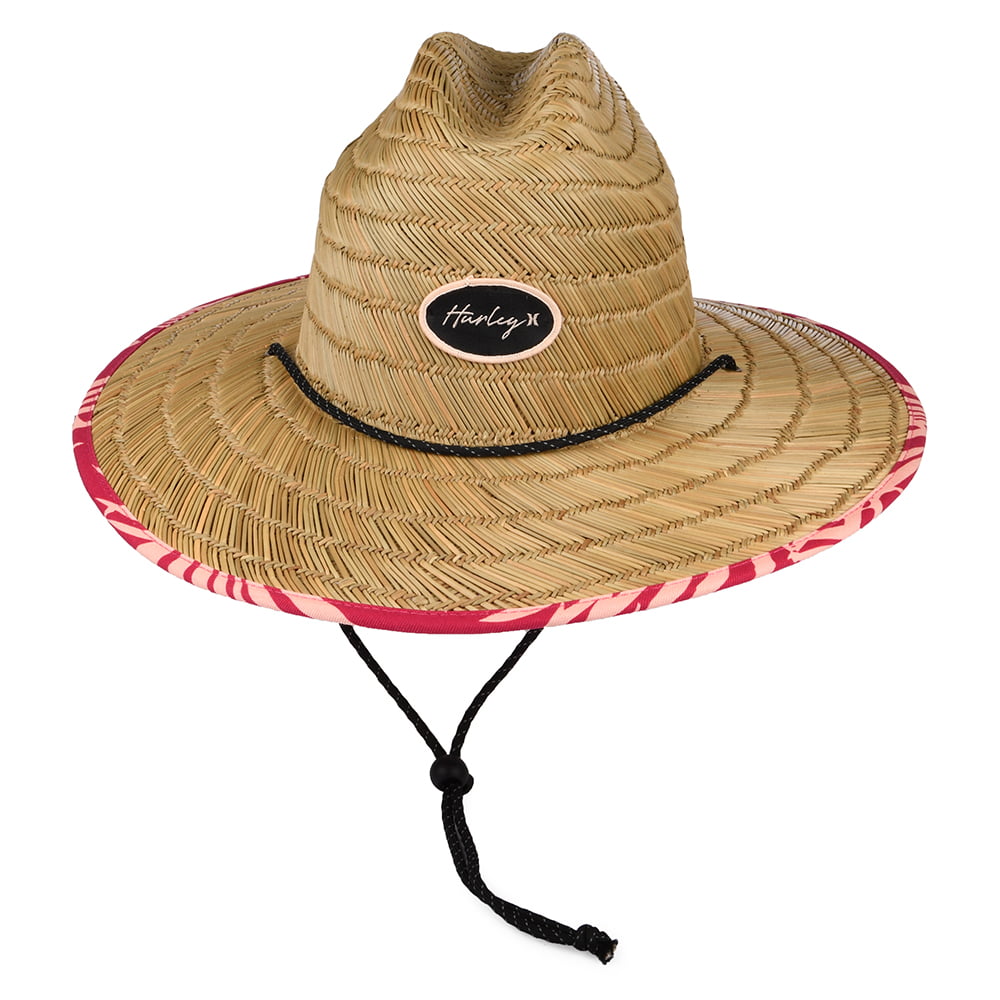 Sombrero de Guardacosta mujeres Capri de paja de Hurley - Natural