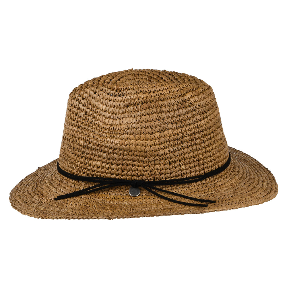 Sombrero Fedora Celery de paja de Barts - Marrón Claro