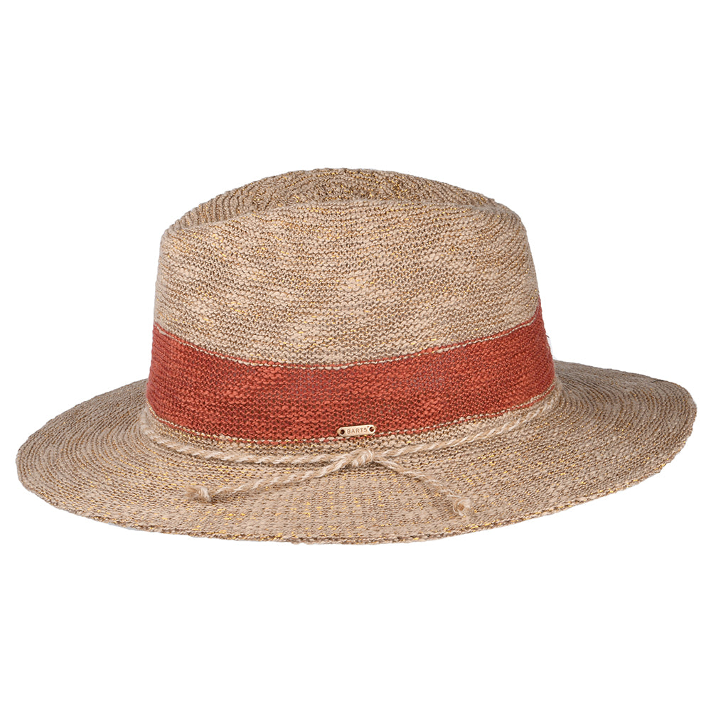 Sombrero Fedora Ponui de Barts - Marrón Claro-Rojizo