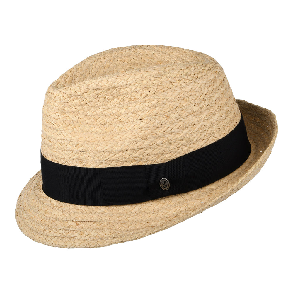 Sombrero Trilby Saybrook de rafia de Jaxon & James - Natural