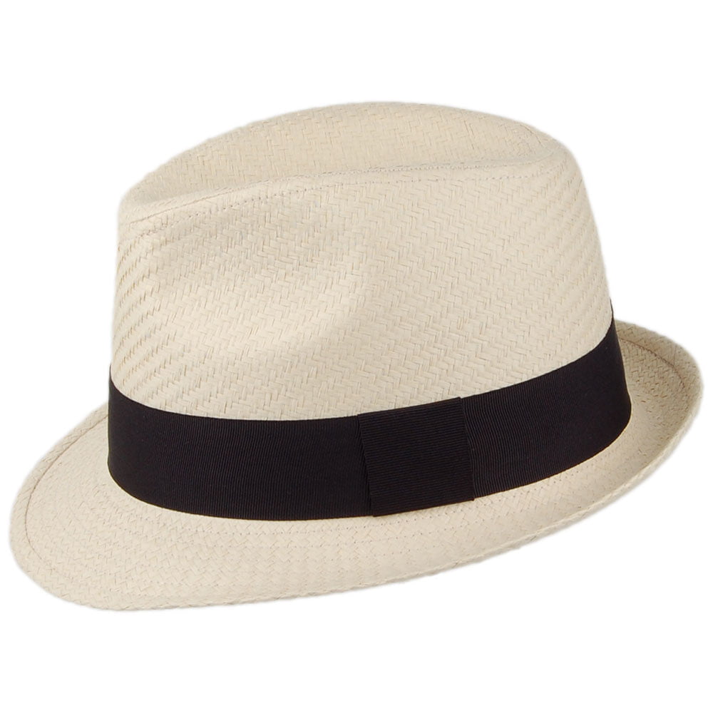 Sombrero Trilby de paja de Failsworth - Decolorado