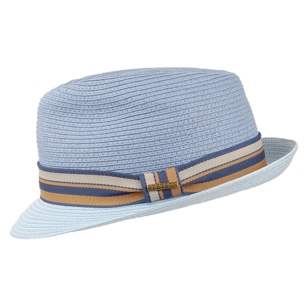 Sombrero Trilby Adams de Stetson - Azul Claro