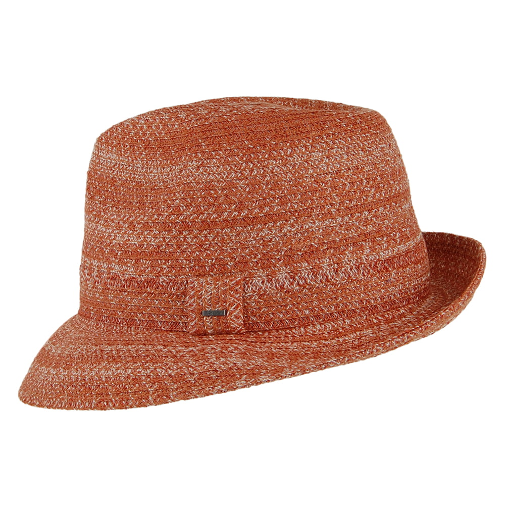 Sombrero Trilby Freddy ligero de Bailey - Natural-ladrillo