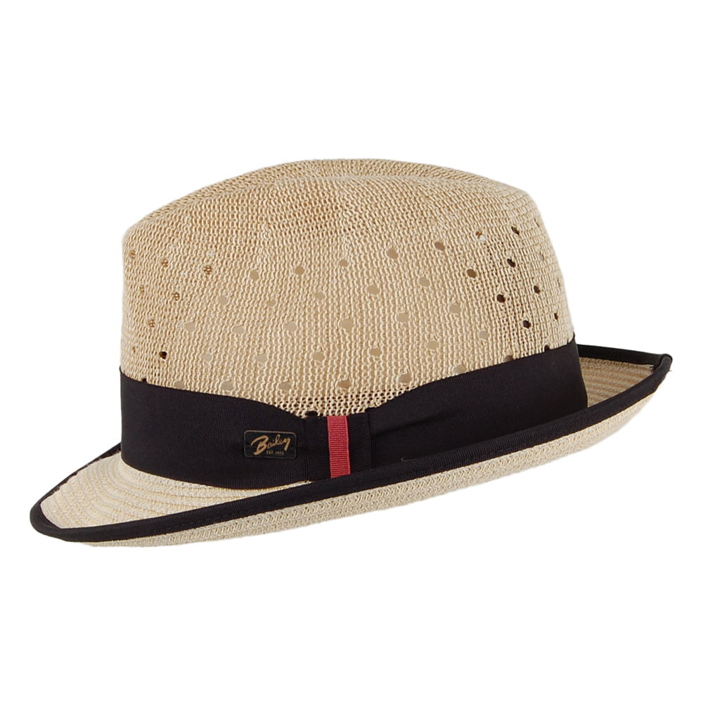 Sombrero Trilby Bascom de paja toyo de Bailey - Natural