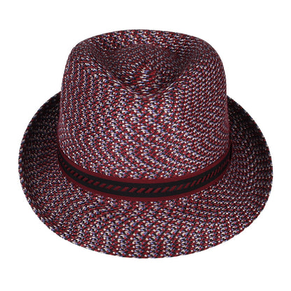 Sombrero Trilby Mannes de Bailey - Rojo Intenso