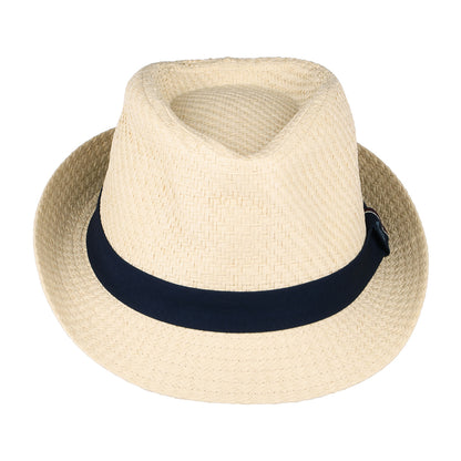 Sombrero Trilby Halstow de paja toyo de Joules - Arena