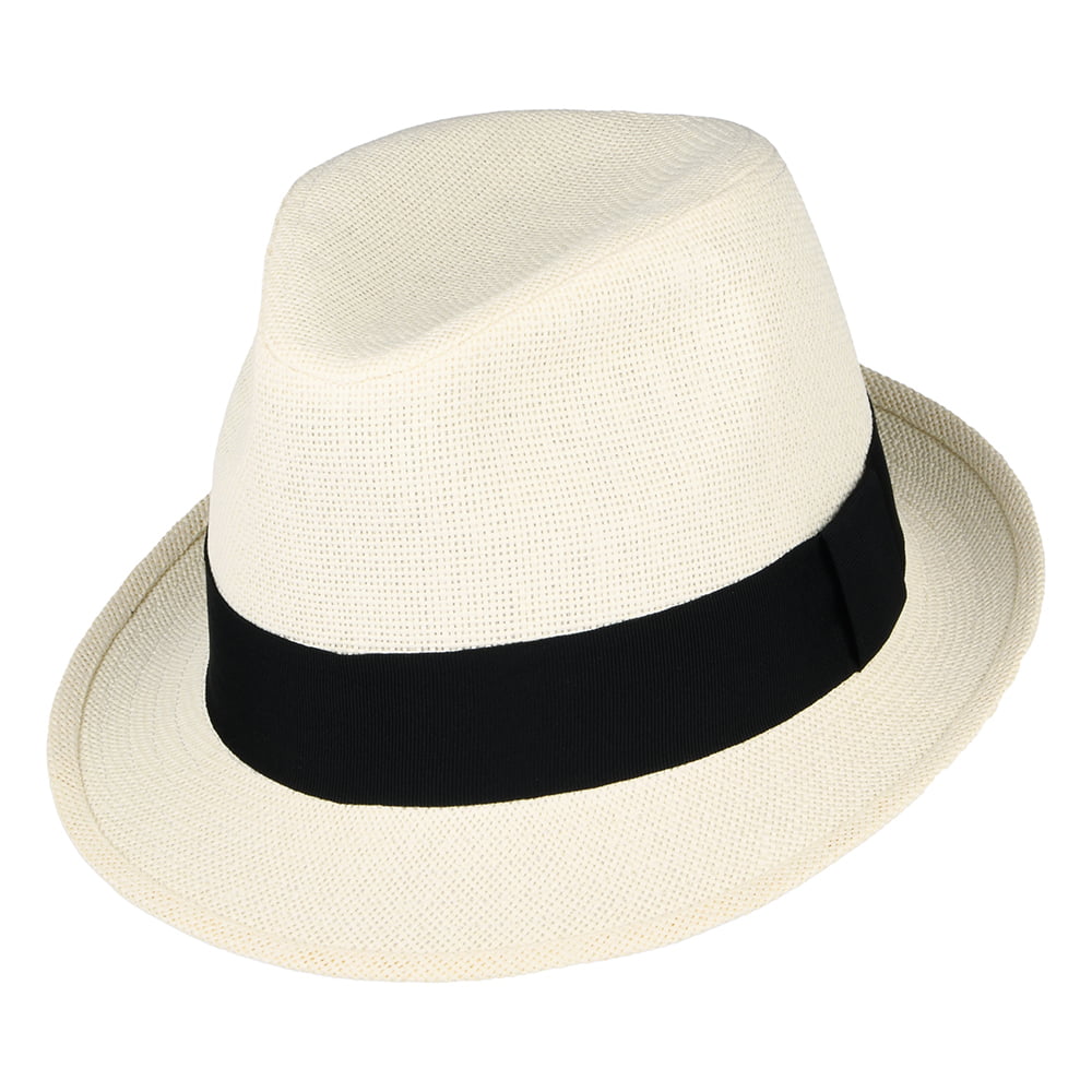 Sombrero Trilby de paja toyo de Failsworth - Natural