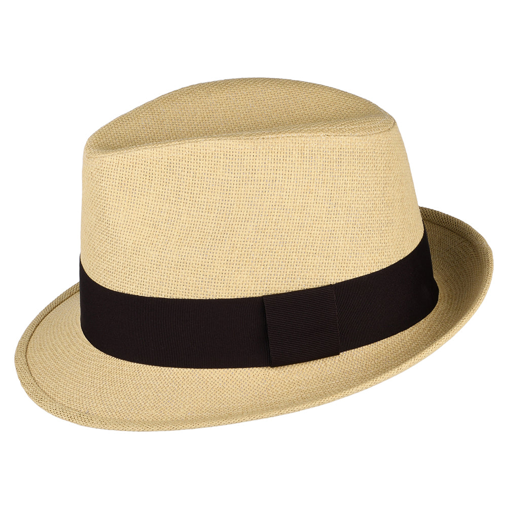 Sombrero Trilby de paja toyo de Failsworth - Beige Arena