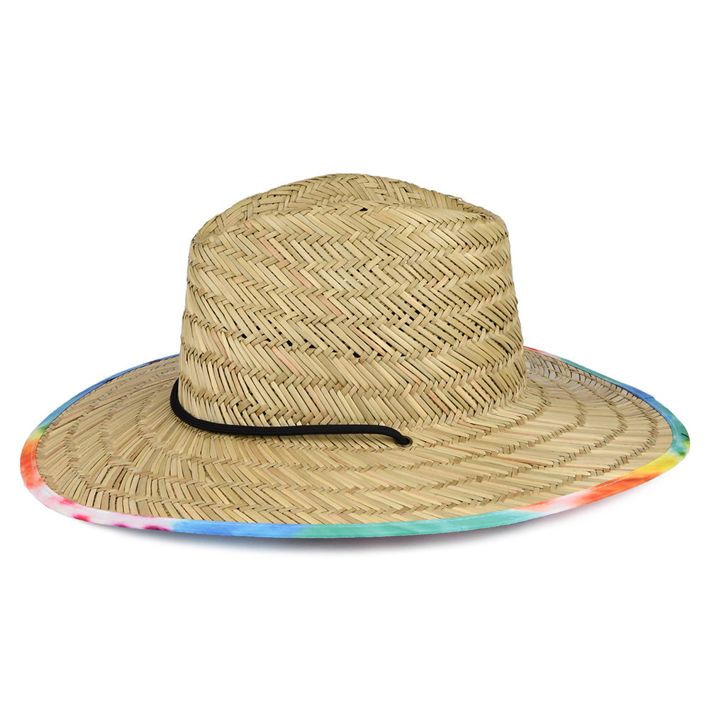 Sombrero de Guardacosta Messer de paja de Brixton - Beige Arena-Multi