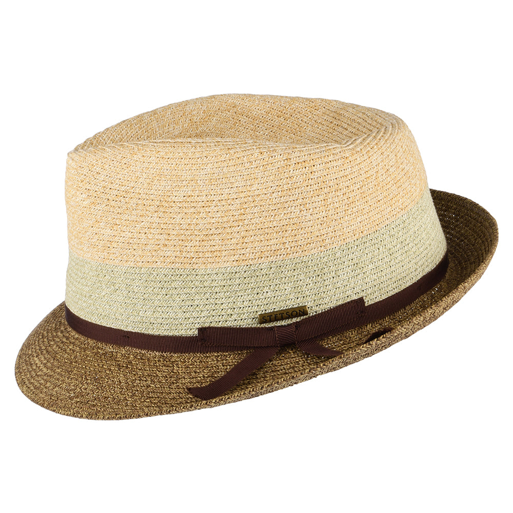 Sombrero Trilby Player Tri-Colour de Stetson - Whisky