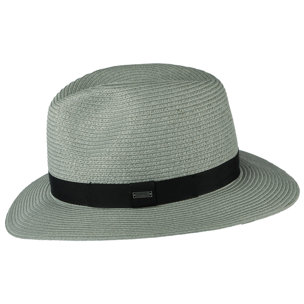 Sombrero Fedora Aveloz de paja de Barts - Salvia