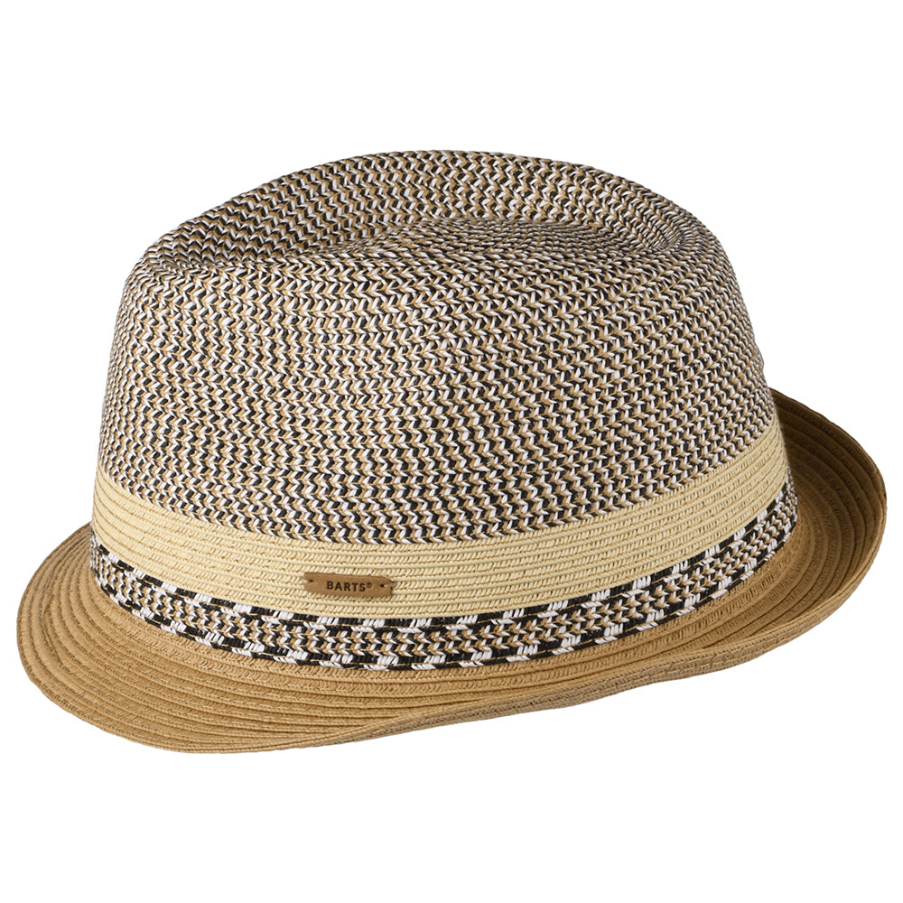 Sombrero Trilby Fluoriet Summer de Barts - Natural-Marrón Claro