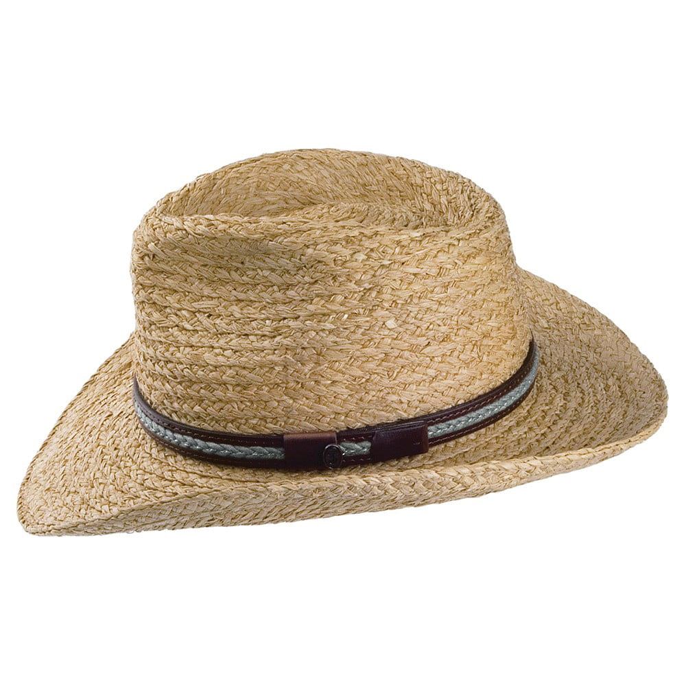 Sombrero Outback de paja El Paso de Jaxon & James - Natural