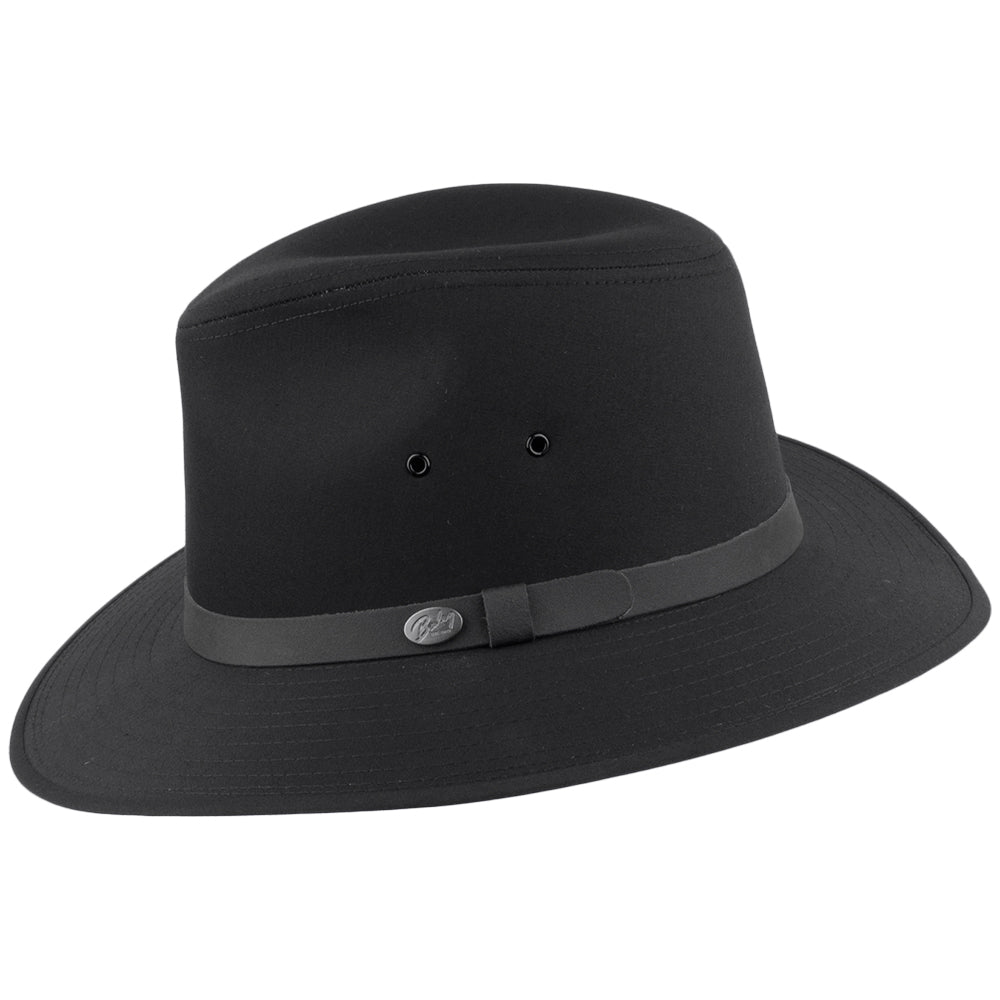 Sombrero Fedora Safari Dalton de Bailey - Negro