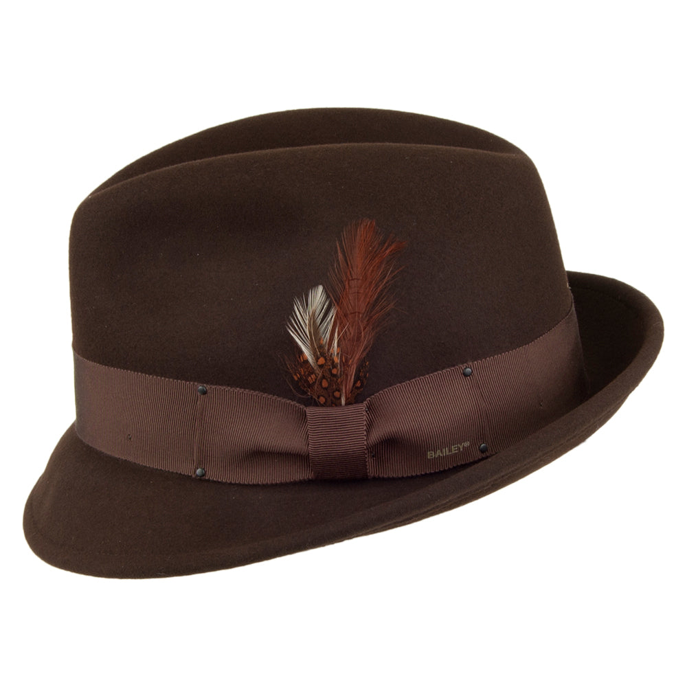 Sombrero Trilby Tino II plegable de Bailey - Marrón