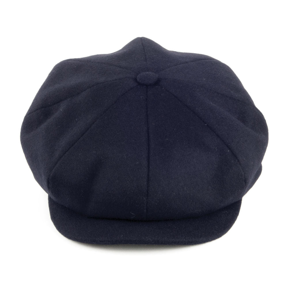 Gorra Newsboy de lana Loden de City Sport - Azul Marino