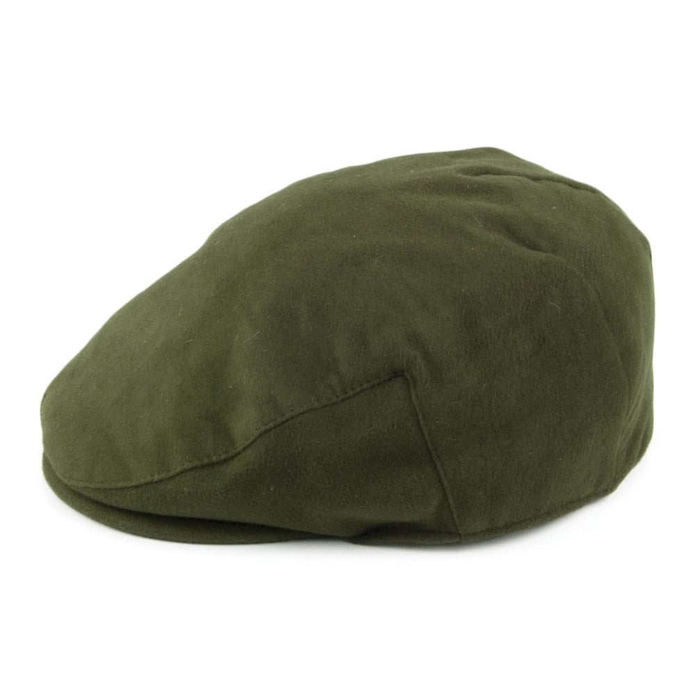 Gorra plana impermeable tela suave de algodón Failsworth - Verde Oliva