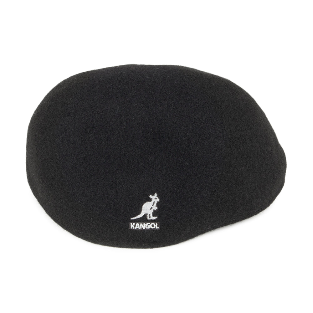 Gorra plana Seamless Wool 507 de Kangol - Negro