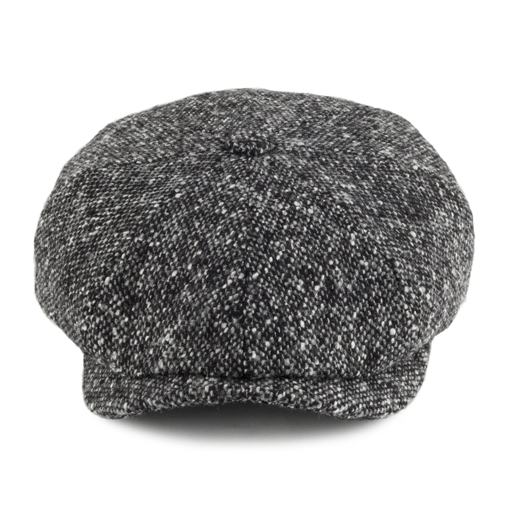 Gorra Newsboy Hatteras de Tweed Donegal de Stetson - Antracita