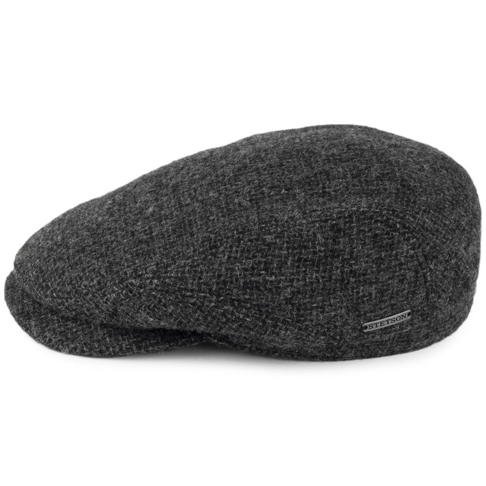 Gorra plana Julian de lana de Stetson - Gris