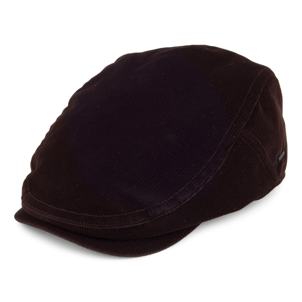 Gorra plana Anthem de terciopelo de Bailey - Chocolate