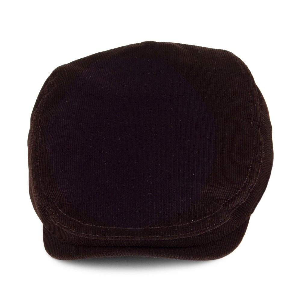 Gorra plana Anthem de terciopelo de Bailey - Chocolate