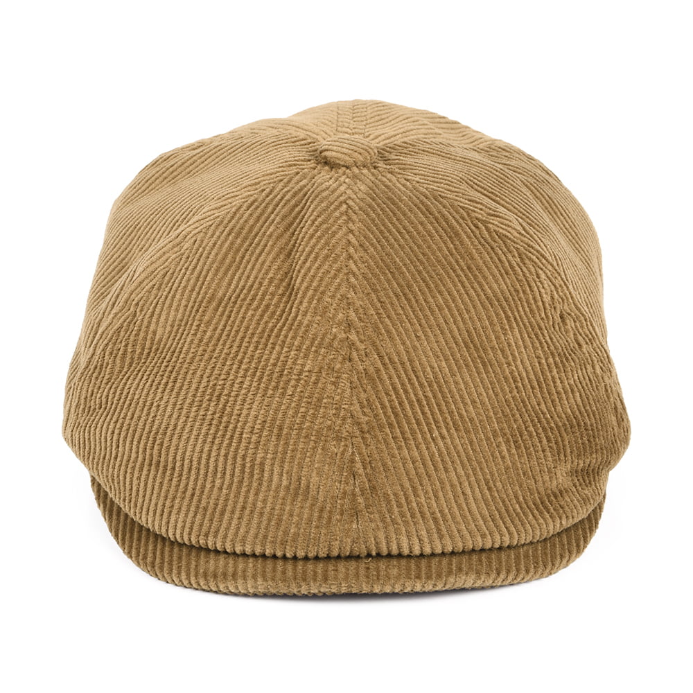 Gorra Newsboy Hudson de pana de pana de Failsworth - Beige Arena