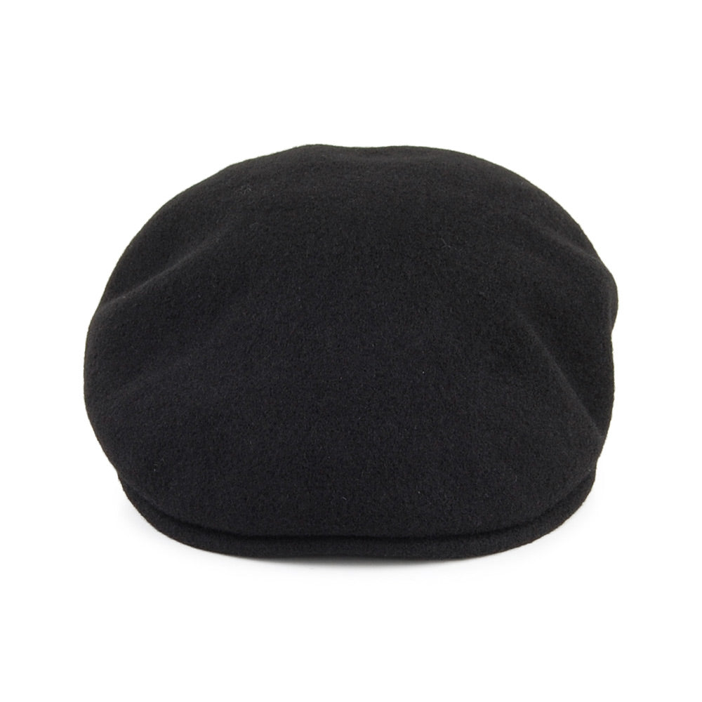 Gorra plana Classic de lana de Jaxon & James - Negro