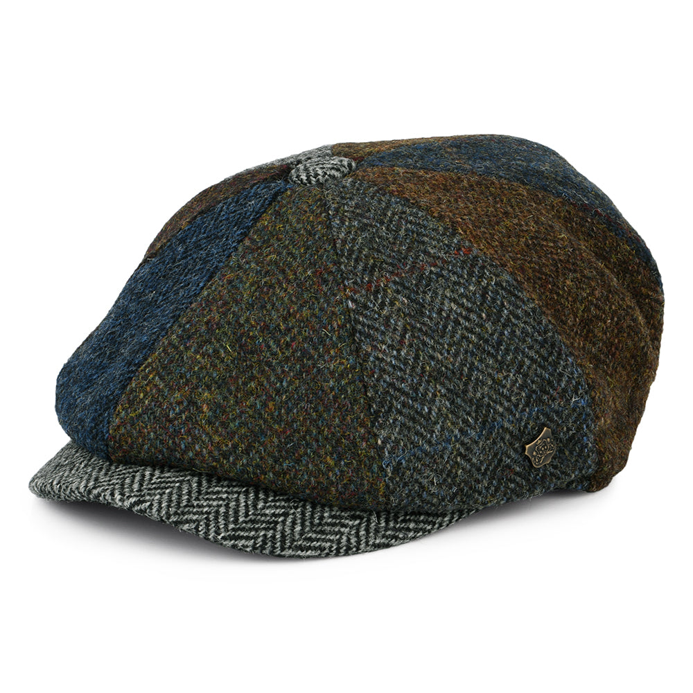 Gorra Newsboy Lewis II de Tweed Harris de Failsworth - Multicolor