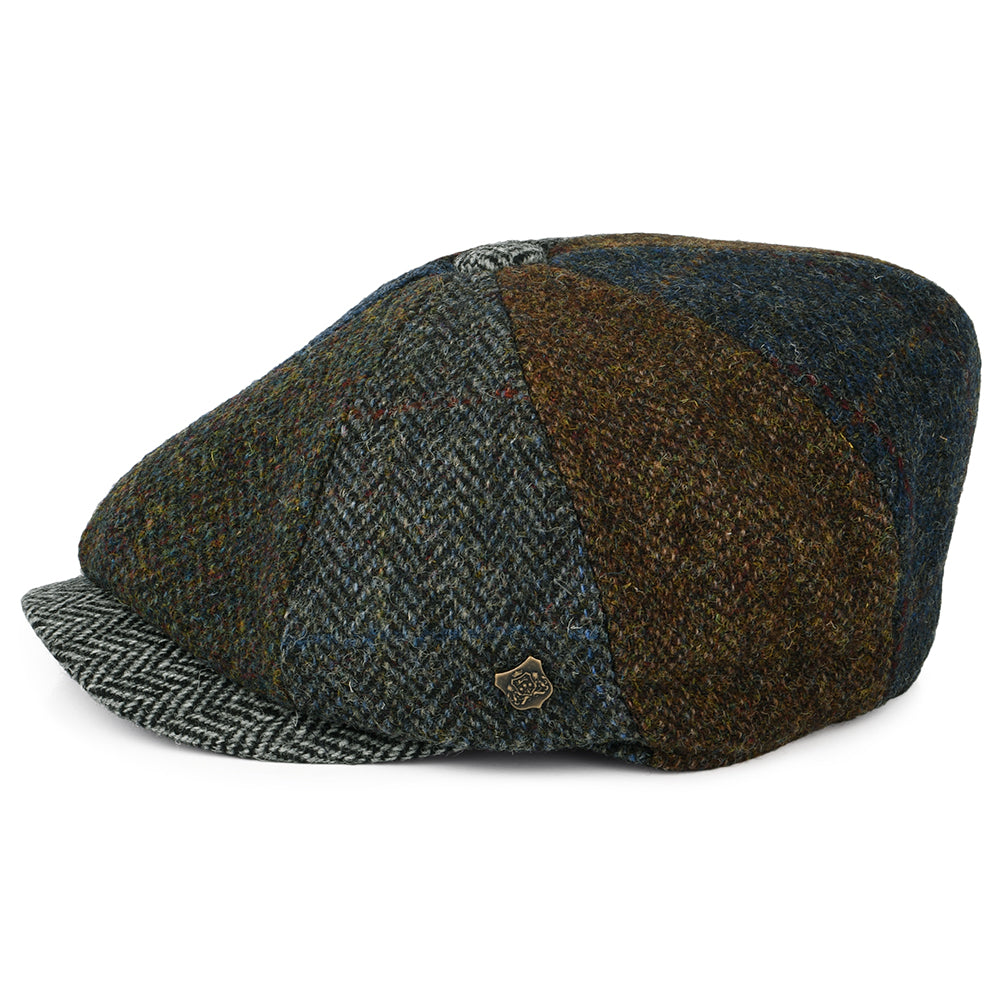 Gorra Newsboy Lewis II de Tweed Harris de Failsworth - Multicolor