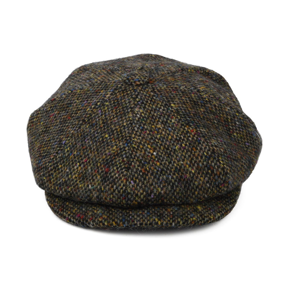 Gorra Newsboy ajuste profundo de Tweed Donegal Mezcla de tonos de City Sport - Multicolor