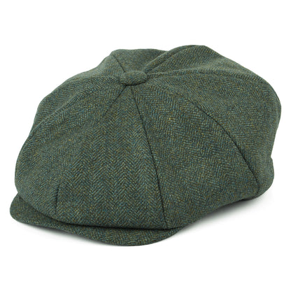 Gorra Newsboy 8 Piece de Lovat Teviot Tweed de Christys - Bosque