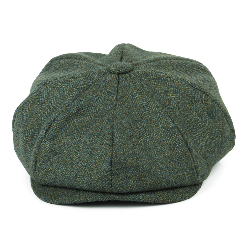 Gorra Newsboy 8 Piece de Lovat Teviot Tweed de Christys - Bosque