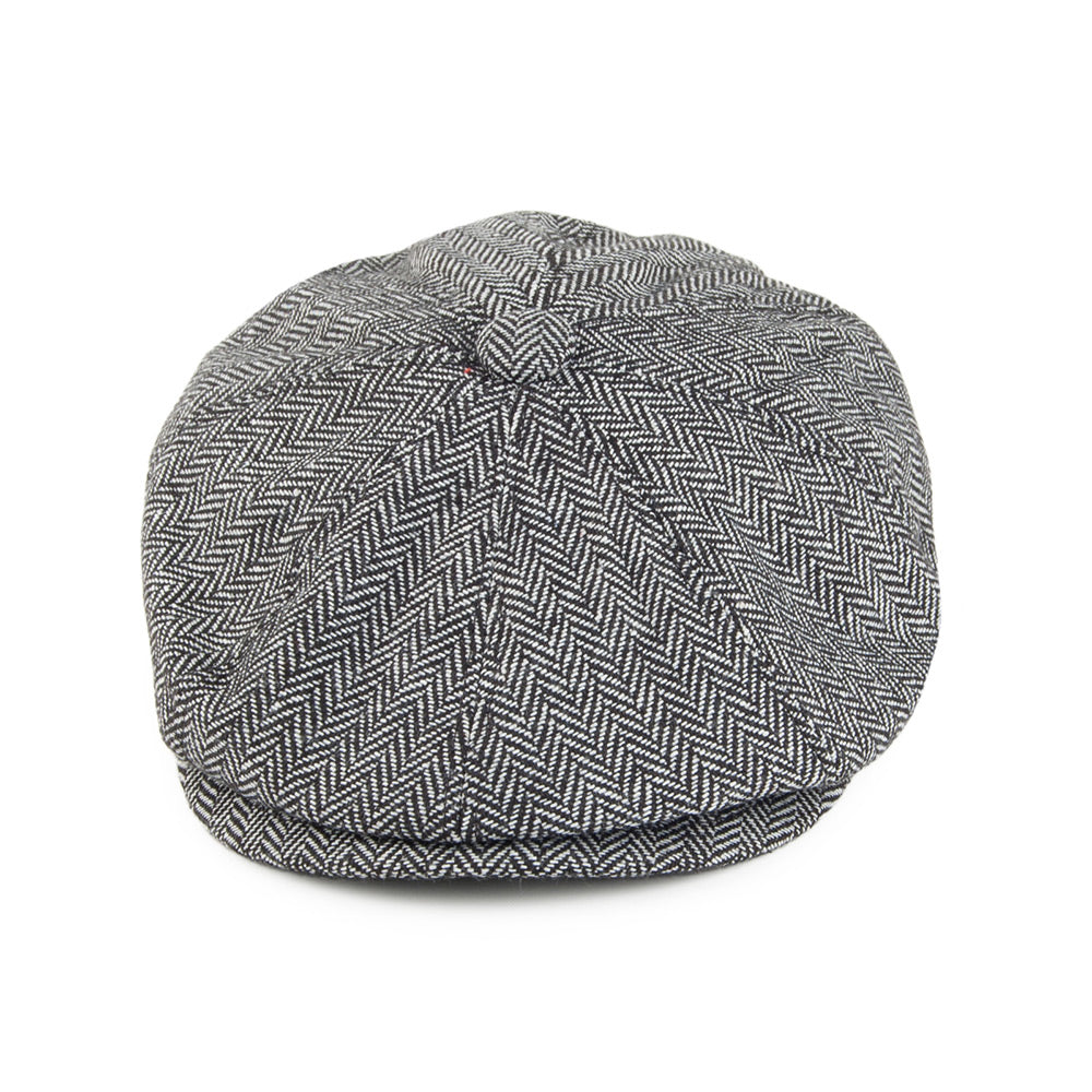 Gorra Newsboy diseño de espiga de Jaxon & James - Gris