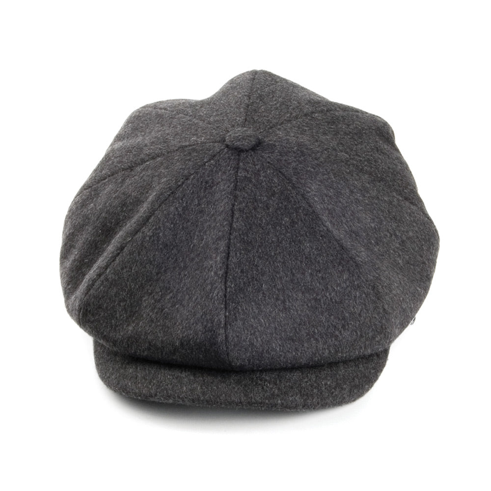 Gorra Newsboy de lana Loden de City Sport - Gris