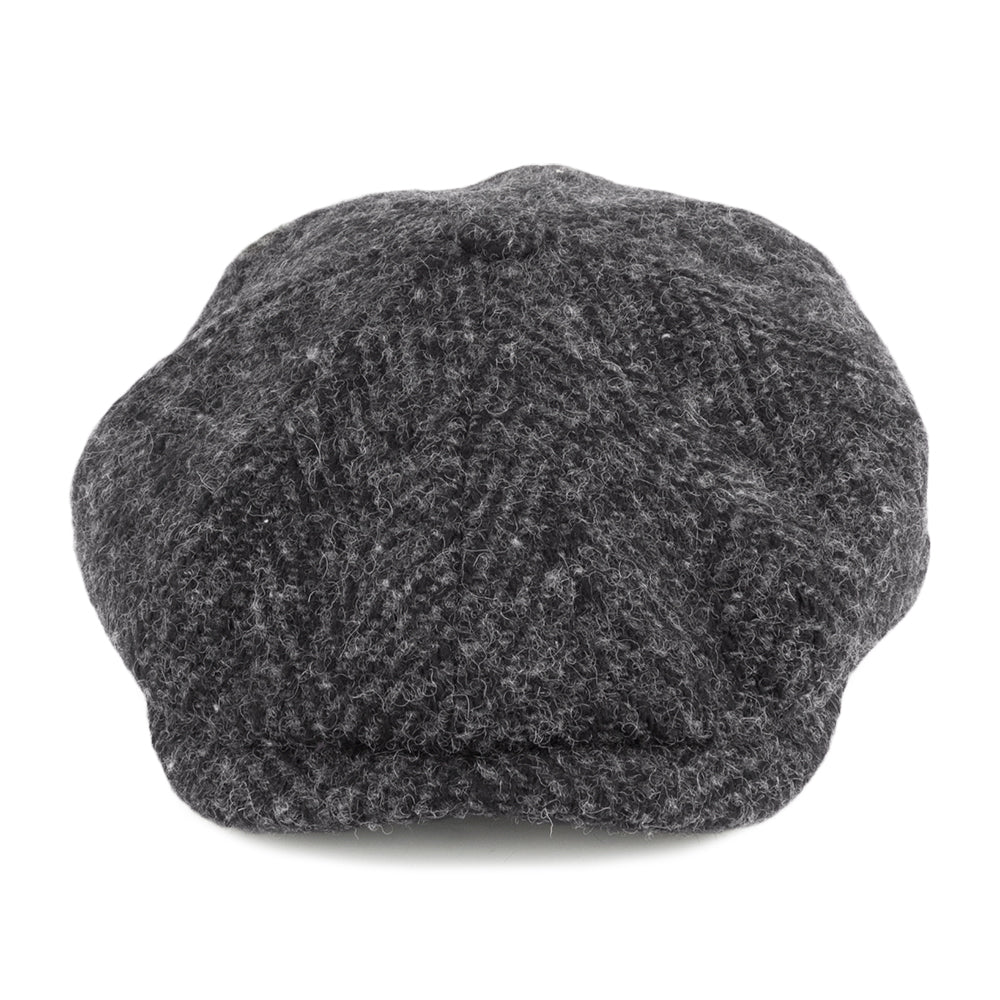 Gorra Newsboy Hatteras de lana de Stetson - Gris Oscuro