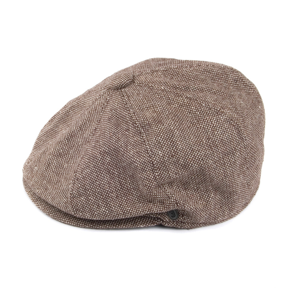 Gorra Newsboy Marl Tweed de Jaxon & James - Marrón