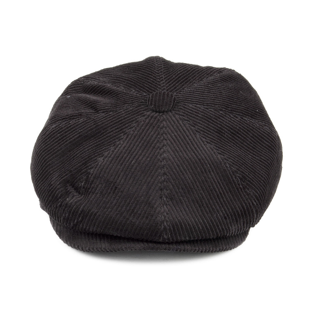 Gorra Newsboy de pana de Jaxon & James - Negro