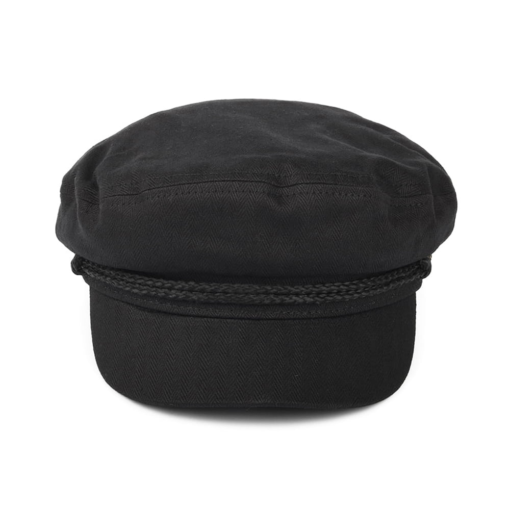 Gorra marinera de pana de Brixton Hats - Negro