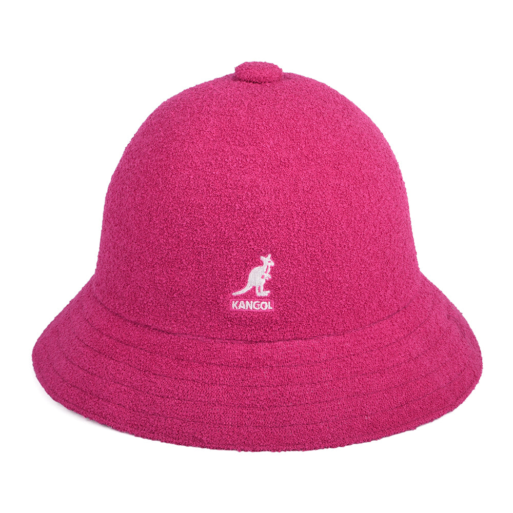 Sombrero de pescador Bermuda Casual de Kangol - Rosa Eléctrico