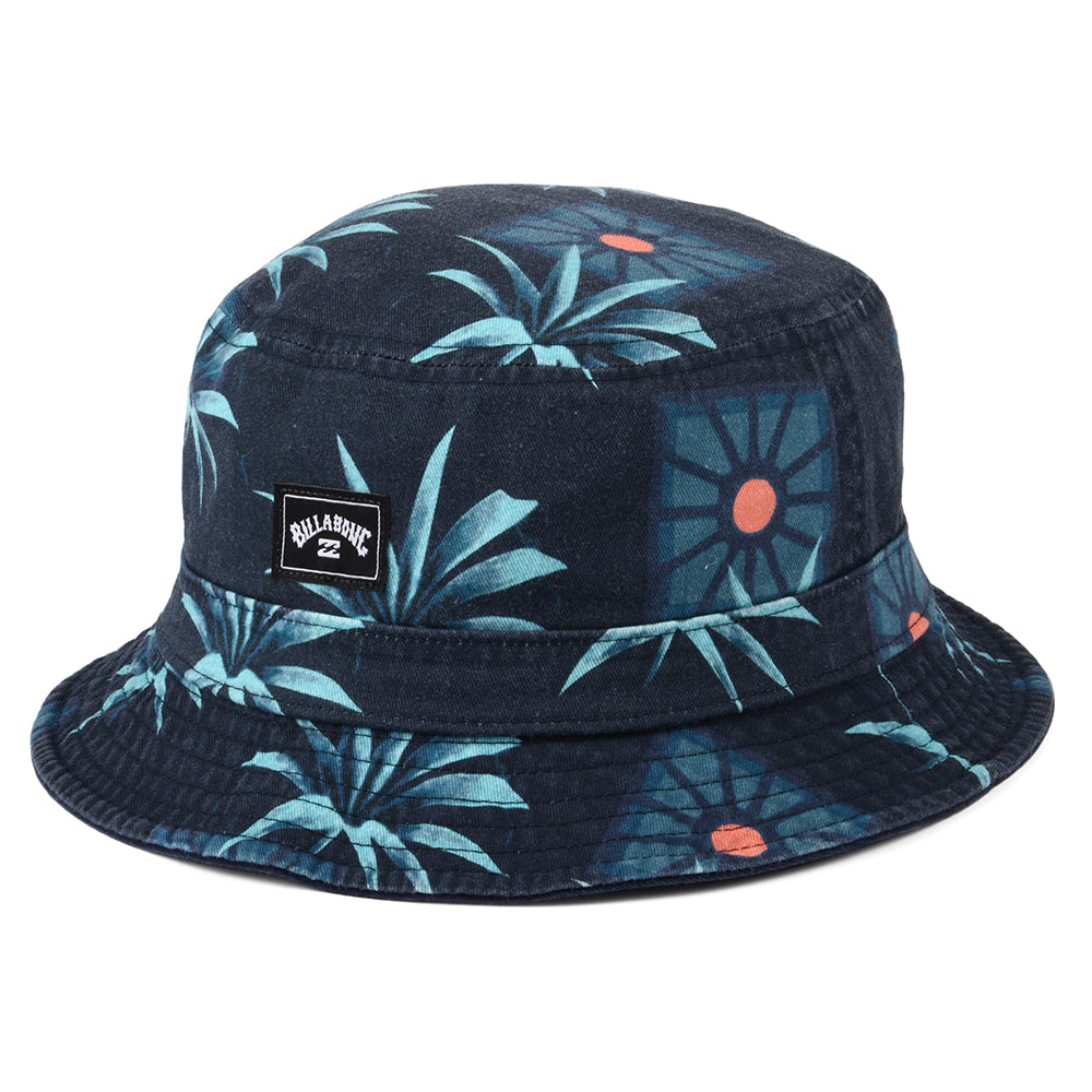 Sombrero de pescador Sundays reversible de algodón de Billabong - Medianoche